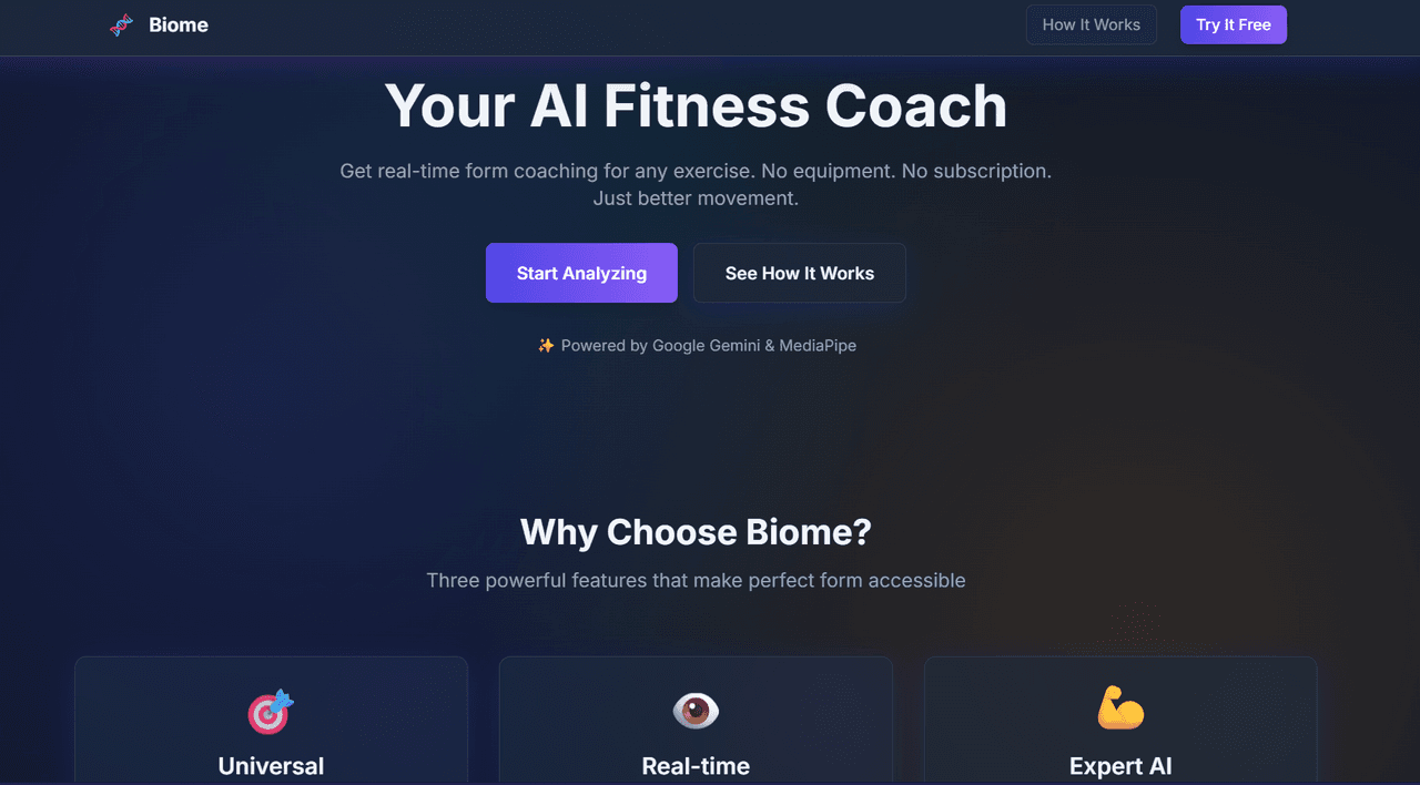 Biome Coaching Agent