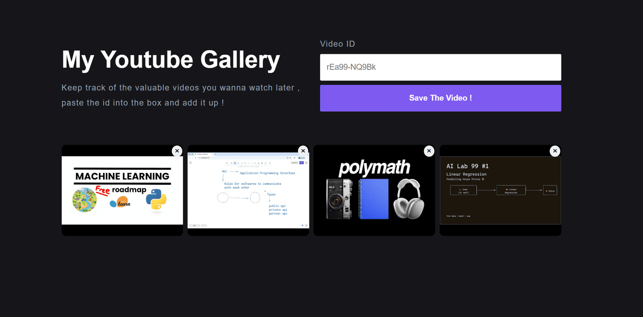 Youtube Gallery
